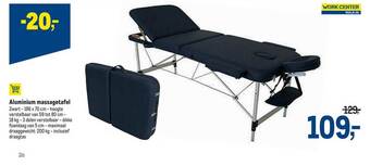Makro Aluminium Massagetafel aanbieding