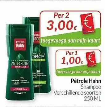 Pétrole Hahn Shampoo