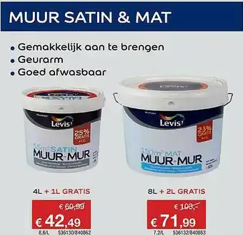 Hubo Muur Satin & Mat aanbieding