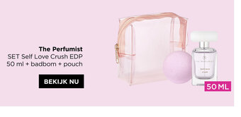 ICI PARIS XL The perfumist set self love crush edp 50ml + badbom + pouch aanbieding
