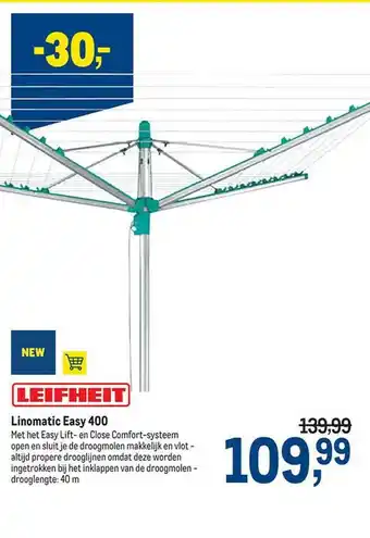 Makro Linomatic Easy 400 Leifheit aanbieding