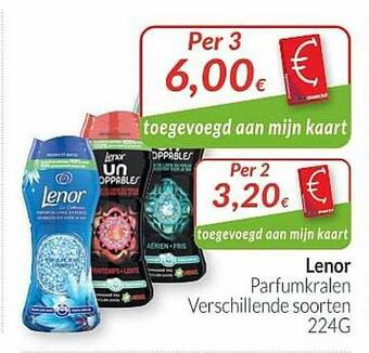 Intermarché Lenor Parfumkralen aanbieding