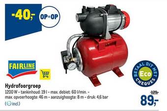Makro Hydrofoorgroep Fairline aanbieding
