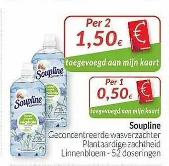 Intermarché Soupmine Geconcentreerde Wasverzachter Plantaardige Zachtheid Linnenbloem aanbieding