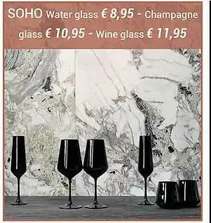 Meubelen Jonckheere Soho Wager Glass Champagne Glass Wine Glass aanbieding