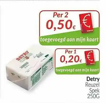 Intermarché Detry Reuzel Spek aanbieding