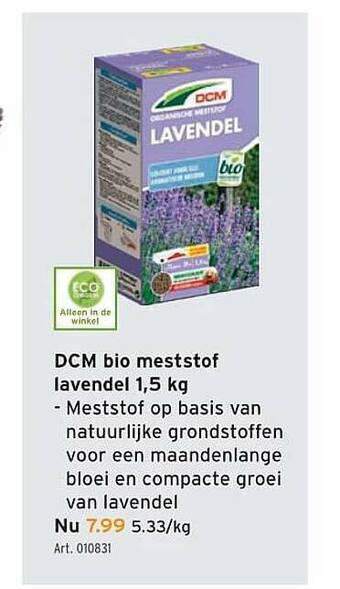GAMMA Dcm Bio Meststof Lavendel 1.5 Kg aanbieding