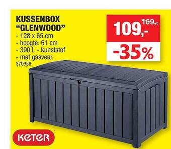 Hubo Kussenbox glenwood aanbieding