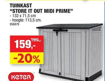 Hubo Tuinkast store it out midi prime aanbieding
