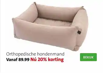 Orthopedische hondenmand