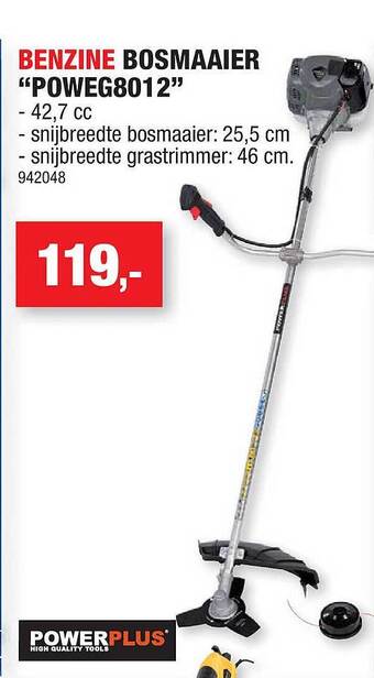 Hubo Benzine bosmaaier aanbieding
