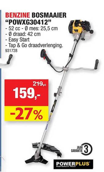 Benzine bosmaaier