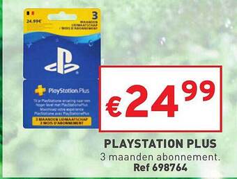 Trafic Playstation plus aanbieding