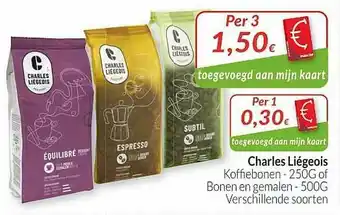 Intermarché Charles Liégeois Doffiebonen Of Bonen En Gemalen aanbieding