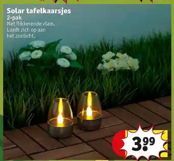 Kruidvat Solar Tafelkaarsjes aanbieding