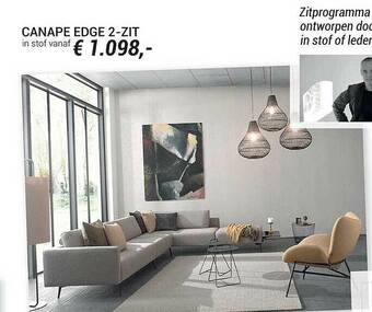 Canape Edge 2-zit