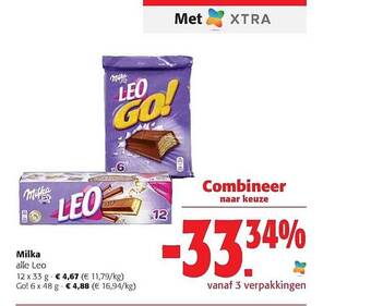 Colruyt Milka leo aanbieding