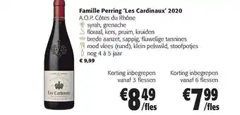 Colruyt Famille perring les cardinaux aanbieding