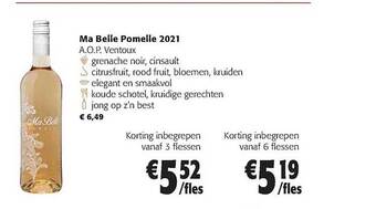 Colruyt Ma belle pomelle aanbieding
