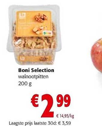 Colruyt Boni selection walnootpitten aanbieding