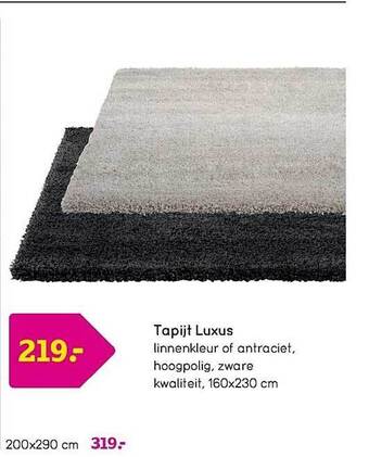 Leen Bakker Tapijt luxus aanbieding