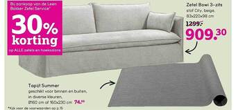 Leen Bakker Zetels en hoeksalons aanbieding