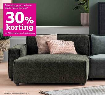 Leen Bakker Zetels en hoeksalons aanbieding