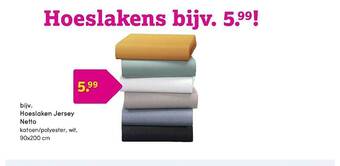 Hoeslaken jersey netto