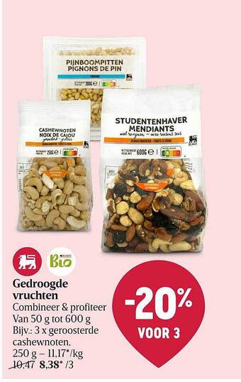Delhaize Gedroogde vruchten aanbieding