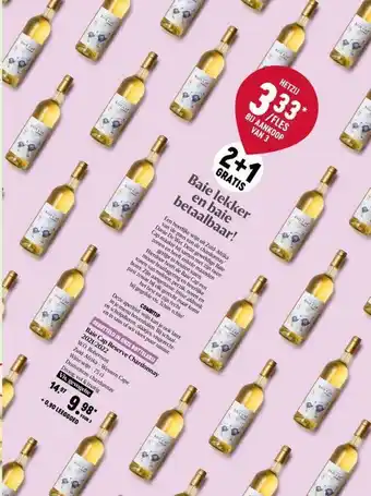 Delhaize Baie cap reserve chardonnay aanbieding