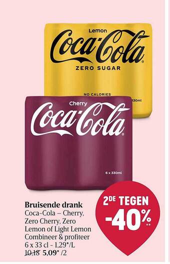 Delhaize Bruisende drank aanbieding