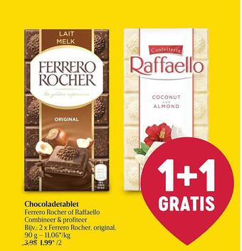 Delhaize Chocoladetablet aanbieding