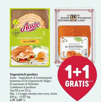 Delhaize Vegetarisch product aanbieding