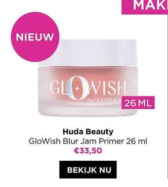 Huda beauty glowish blur jam primer