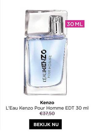 ICI PARIS XL Kenzo l'eau kenzo pour homme edt aanbieding