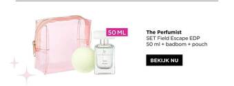 The perfumist set field escape edp + badbom + pouch
