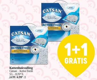Kattenbakvulling catsan