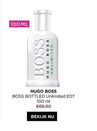 ICI PARIS XL Hugo boss boss bottled unlimited edt aanbieding