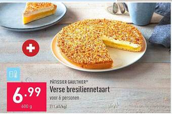 ALDI Verse bresiliennetaart aanbieding