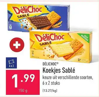 ALDI Koekjes sablé aanbieding