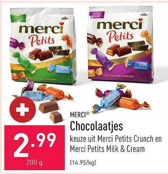 ALDI Merci chocolaatjes aanbieding