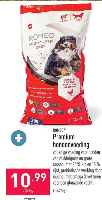 Romeo premium hondenvoeding