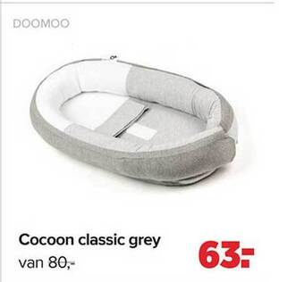 Baby-Dump Cocoon classic grey aanbieding