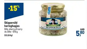 Skippersild Haringhapjes