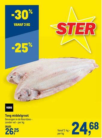 Makro Tong Middelgroot aanbieding