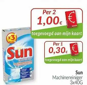 Intermarché Sun Machinereiniger aanbieding