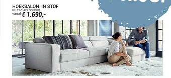 Meubelen Jonckheere Hoeksalon In Stof aanbieding