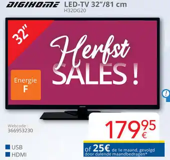 Digihome LED-TV 32"/81 cm