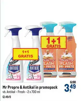 Makro Mr Propre & Antikal In Promopack aanbieding