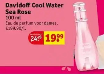 Kruidvat Davidoff cool water sea rose edp 100 ml aanbieding